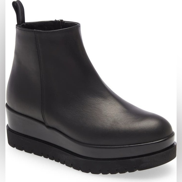 Cordani AIDA BOOTIE IN BLACK LEATHER Sz 40/ US10 - Picture 1 of 10